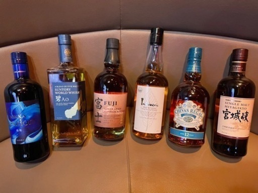 シーバスミズナラ　他、ジャパニーズウイスキー各種
