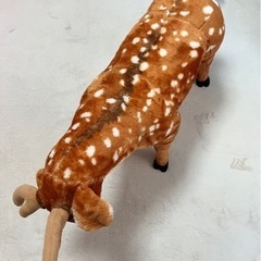 【座れる】鹿のぬいぐるみ　の画像