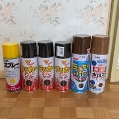 ラッカースプレー6本