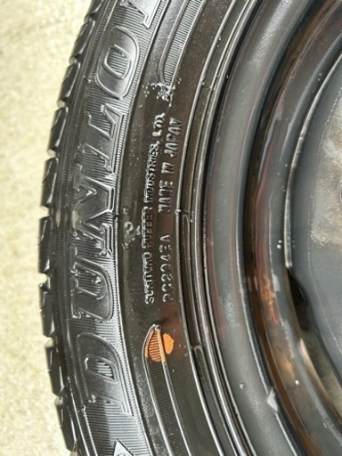 決定　DUNLOP エナセーブ EC204 14インチ　使用期間3ヶ月未満