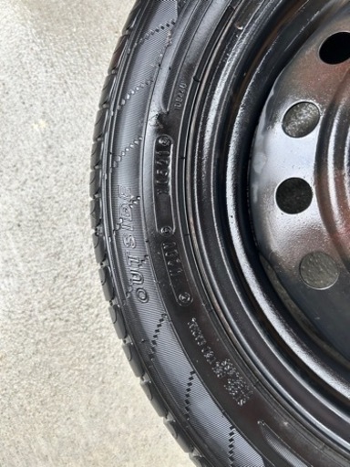 決定　DUNLOP エナセーブ EC204 14インチ　使用期間3ヶ月未満
