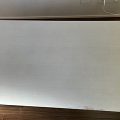 ローテーブル　幅90cm 折りたたみ　棚付　天然木の画像