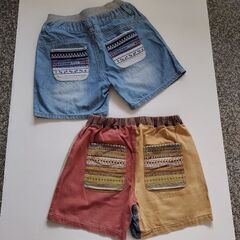 デニム　ショートパンツ　2点まとめての画像
