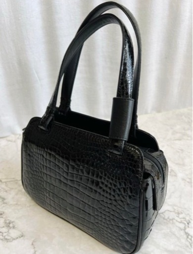 【美品】JRA認定 黒革バッグ