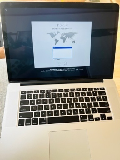 Apple Mac Book Pro 2015 mid 15.4インチ メモリ16GB SSD512GB 2.5GHz USキーボード