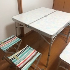 LOGOS 】ベンチテーブルセット6-AF メイプル