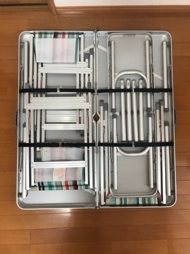 LOGOS 】ベンチテーブルセット6-AF 2024 メイプル