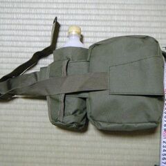 【使用数少　ウエストバッグ】ペットボトルホルダー付　フィッシング用などの画像