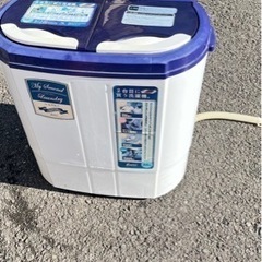 シービージャパン 洗濯機 ホワイト 予洗い 事前洗い 小型 二層式 ステンレス脱水槽 マイセカンドランドリーハイパーの画像