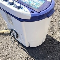 シービージャパン 洗濯機 ホワイト 予洗い 事前洗い 小型 二層式 ステンレス脱水槽 マイセカンドランドリーハイパーの画像