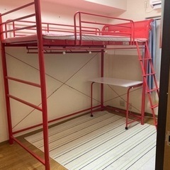 ニッセンの机付きロフトベット