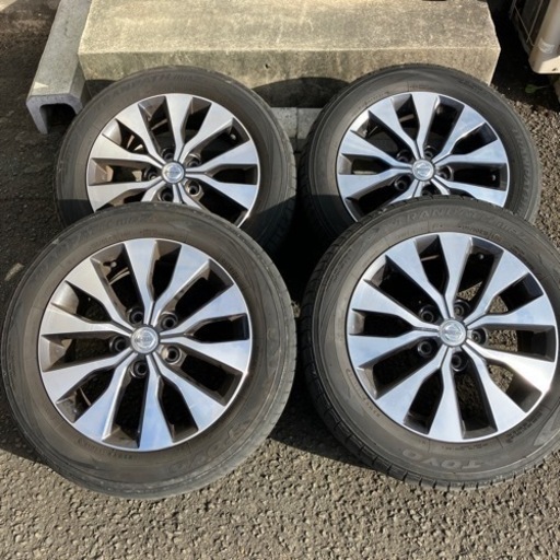 夏タイヤホイールセット4本　日産純正ホイール　セレナ等ミニバンに