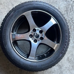 アルミホイール付スタッドレスタイヤ4本　205/55R16　ナット付きの画像