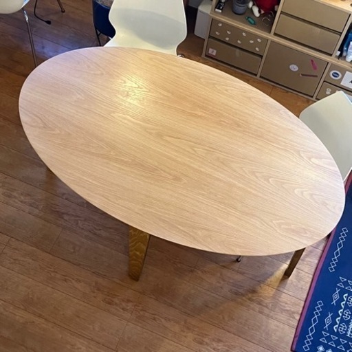 楕円ダイニングテーブル150×90cm