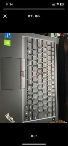 ノートパソコン thinkpad e14 gen2 i5 1135g7 32gb mx450