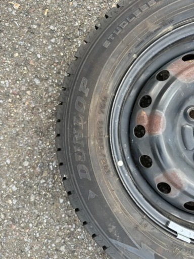 スタッドレスタイヤホイール付き！　145/80R13 アルト・ミラ・ワゴンR・ムーヴなどに！