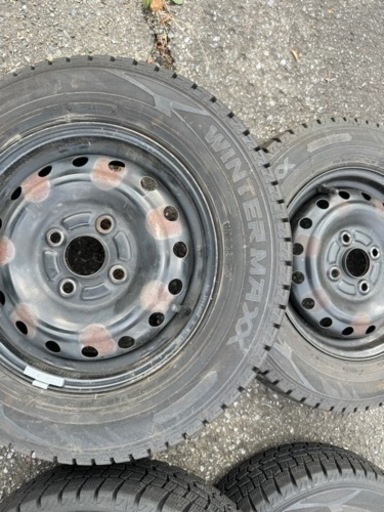 スタッドレスタイヤホイール付き！　145/80R13 アルト・ミラ・ワゴンR・ムーヴなどに！