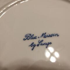 ブルーマイセン Blue Meissen プレート3枚セット アンティーク　引き取り希望の画像