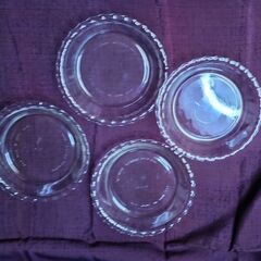 パイレックスPYREX 耐熱ガラス皿 4枚セット 外径約15cm の画像