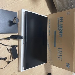 モニター 4K リモコン付き IRIE FFF-LD28P1の画像