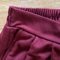 ⭕️ワインレッドのガウチョパンツ★M〜Lくらいの画像