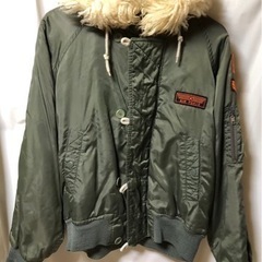 古着 AIR FORCE エアフォース フリーサイズ ミリタリーフライトジャケット USA N-2Bの画像