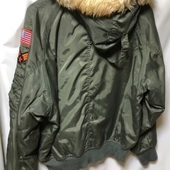古着 AIR FORCE エアフォース フリーサイズ ミリタリーフライトジャケット USA N-2Bの画像