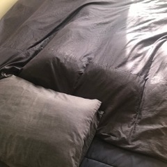 ダブルベッド寝具 羽布団