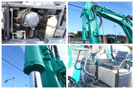 コベルコ:KOBELCO:SK15SR:中古油圧ショベル◆1.5ｔ◆ミニユンボ◆建設機械/走行2速/整備済み/ガチャック仕様/シリンダーオイルシール全交換済み