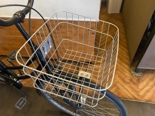 【年末セール！防犯登録料　無料！】26インチ　自転車　シングルギア　ブラック