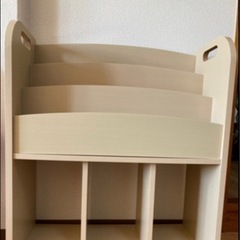 絵本ラック 絵本棚 本棚 ブックラック ブックシェルフ キッズラ...