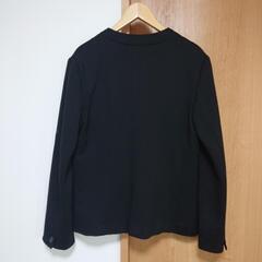 22オクトーブル 黒ノーカラーJKの画像