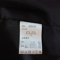 22オクトーブル 黒ノーカラーJKの画像