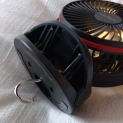 リチウム電池駆動ポータブルファンの画像