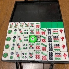 新品麻雀牌　緑牌