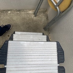 無料でお渡し、椅子と脚立のセット(個別は不可)の画像