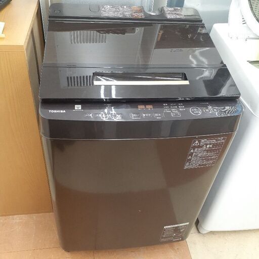 ★ジモティー割引有★ 東芝 10kg全自動洗濯機 AW-10SD7(T) 2019年製 中古品