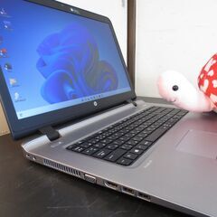 ★美品 HP Pro BooK470 G3 ★大画面17インチ液晶ノートパソコン★新品高速SSD 500GB★メモリ8G★Core i5六世代★の画像