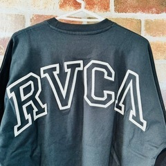 レディースルーカRVCA長袖ロンTロングTシャツホワイトMの画像