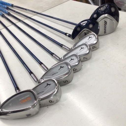 状態良好｜ミズノ　ジュニア　ゴルフクラブセット　8本　140タイプ ジュニアモデルクラブセット 140タイプ(10本セット)(クラブセット