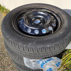 アクア　夏タイヤ　175/65R15　鉄チン　4本セット