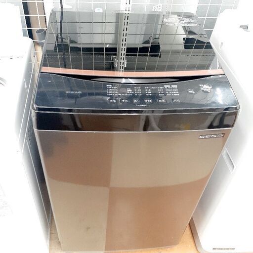 ★ジモティー割引有★ アイリスオーヤマ 6kg全自動洗濯機 IAW-T605BL 2022年製 中古品