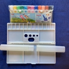 【お譲り先が決まりました】鍵盤ハーモニカ＆絵の具セットの画像