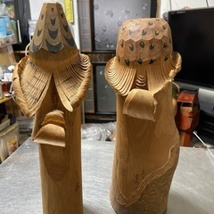 木彫り(鷲、フクロウ)セットの画像
