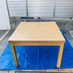<近隣配送相談>ダイニングテーブル　90x90x63 伸長式