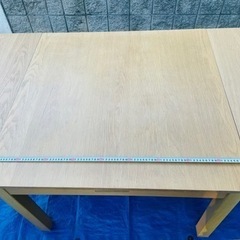 <近隣配送相談>ダイニングテーブル　90x90x63 伸長式の画像