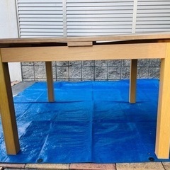 <近隣配送相談>ダイニングテーブル　90x90x63 伸長式の画像