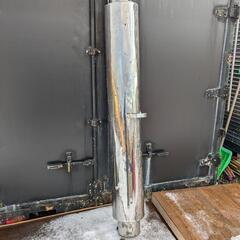 埋設型融雪機の煙突　融雪槽　給排気筒