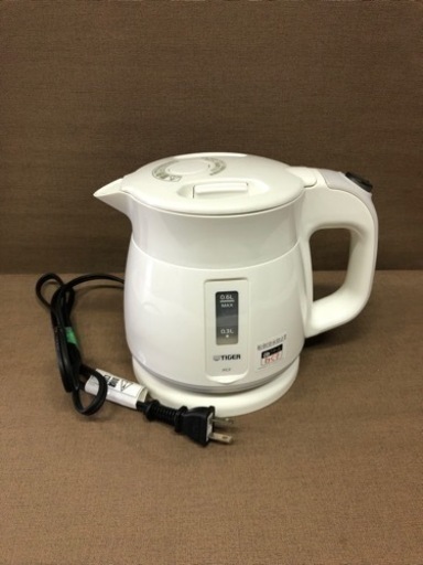 電気ケトル　わく子　タイガー　2021年製　0.6L PCF-G060