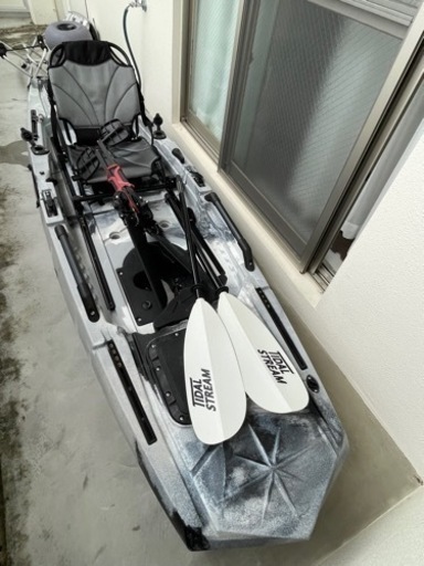 分割式足漕ぎカヤック　タイダルストリーム出品します。